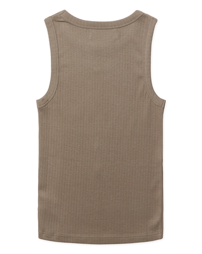 Woodbird - WBDee Base Tank Top - Dark Sand 